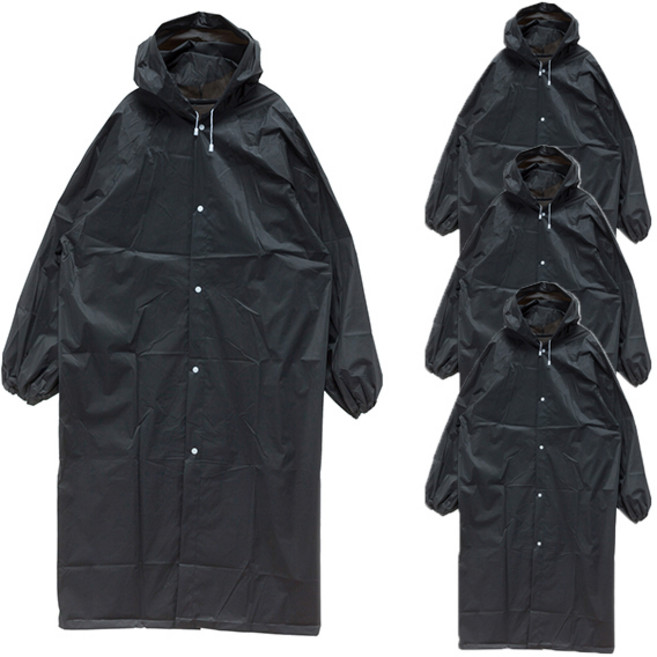 WEEVE EVA 다회용 레인코트 4p