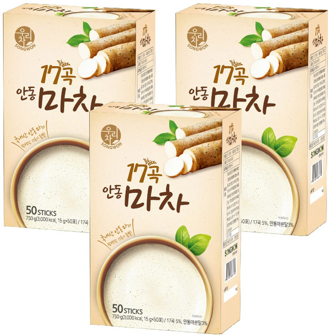 우리차 17곡 안동 마차, 15g, 50개입, 3개