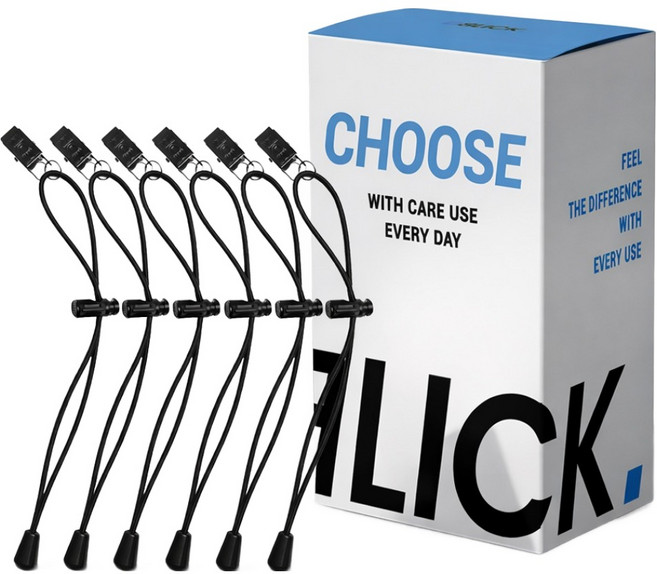 디블릭 바지 밑단 끌림방지 스트랩 집게, 6개