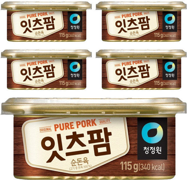 대상 청정원 잇츠팜, 115g, 5개