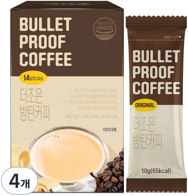 더존건강 더 조은 방탄커피, 10g, 14개입, 4개