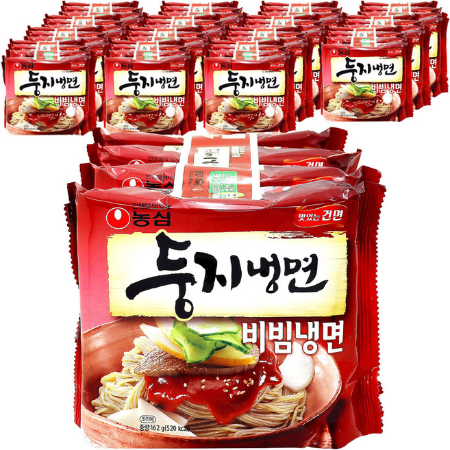 둥지냉면 비빔냉면 162g, 64개