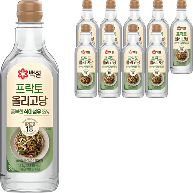 백설 프락토 올리고당, 1.2kg, 10개