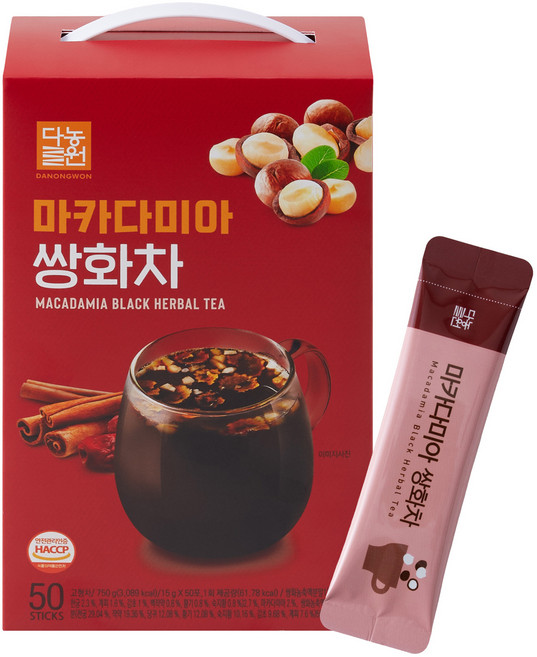 다농원 마카다미아 쌍화차, 15g, 50개입, 1개