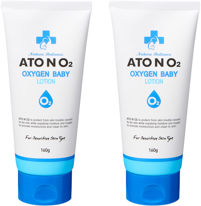 아토엔오투 옥시젠 베이비 로션, 160g, 2개