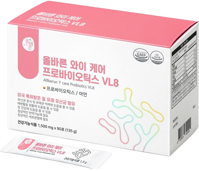 올바른건강식품 와이 케어 프로바이오틱스 VL8, 90회분, 1개