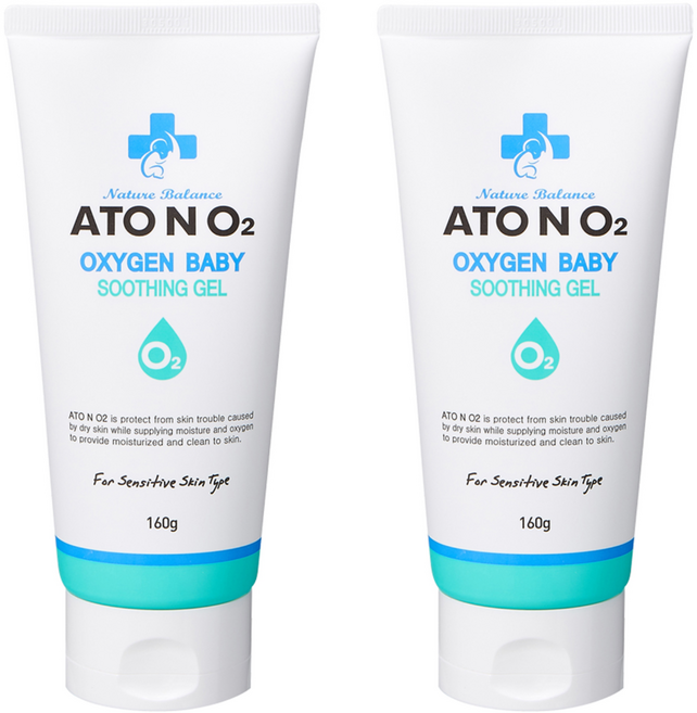 아토엔오투 옥시젠 베이비 수딩젤, 160g, 2개
