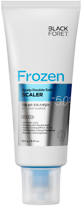 블랙포레 더블 솔트 두피 스케일러, 250g, 1개