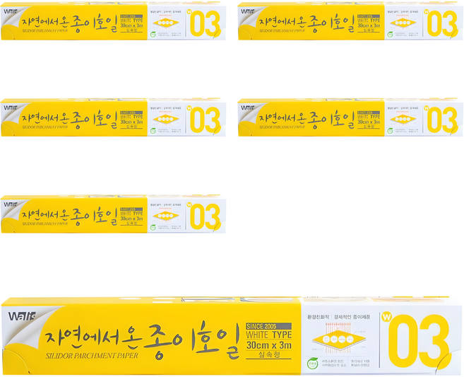 노르딕페이퍼 자연에서 온 종이호일 실속형, 3m, 1개입, 6개