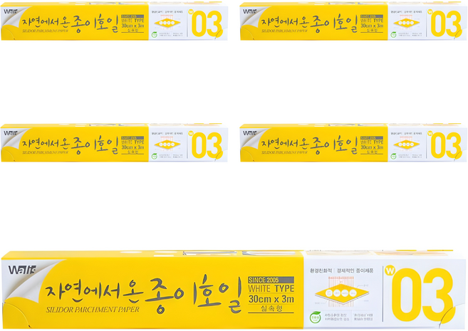 노르딕페이퍼 자연에서 온 종이호일 실속형, 3m, 1개입, 5개