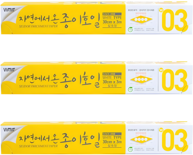 월리스 자연에서 온 종이호일 실속형, 3m, 1개입, 3개