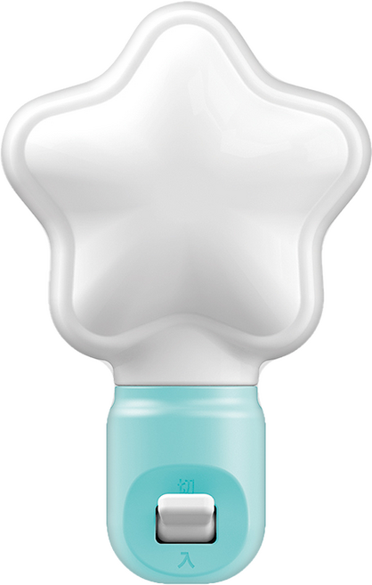 Kinyo LED造型小夜燈 NL-5925 66.5 x 105 x 62.5mm 36.5g, 魔法星星 白色