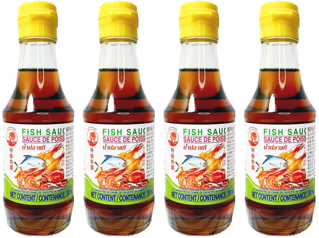 COCK BRAND 公雞牌 特級鮮魚露, 200ml, 4瓶