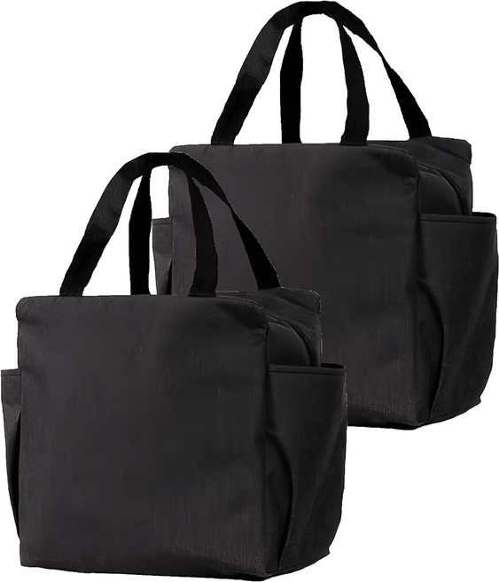 手提保溫包 SO59 側開口 黑色, 2個