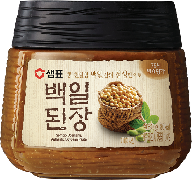 샘표 백일된장, 450g, 1개