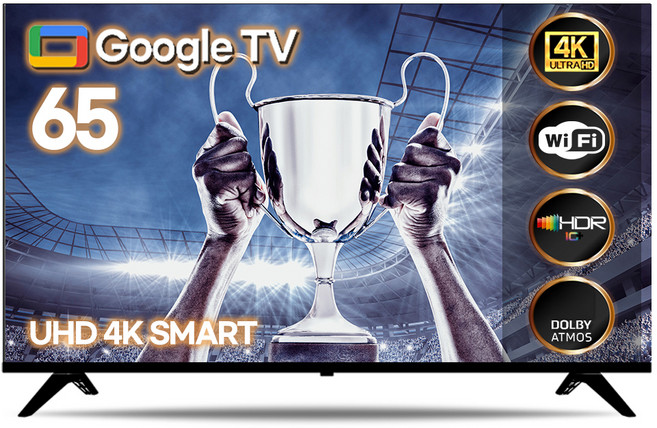 시티브 4K UHD IPS패널 구글OS 1등급 스마트TV, 164cm(65인치), 65 UHD GTV, 무타공 벽걸이형(추가비용발생), 방문설치
