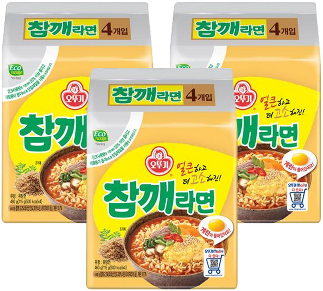 오뚜기 참깨라면 115g, 12개