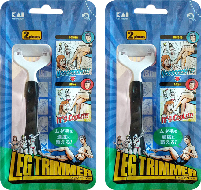 카이 남성용 레그 트리머, 2개입, 2개