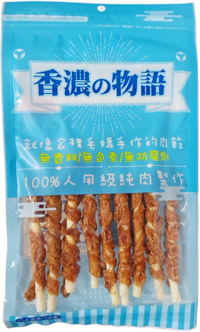 香濃物語 犬用牛奶骨雞肉捲, 雞肉, 100g, 1包