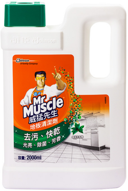 Mr Muscle 威猛先生 地板清潔劑 森林芬多精, 2L, 1桶