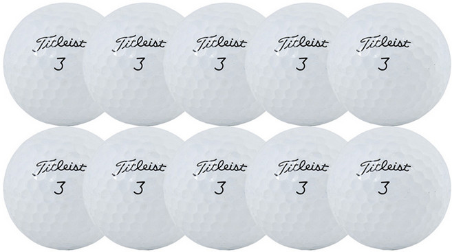 타이틀리스트 PRO V1 로스트볼 특A+ 42.67mm, 화이트, 1개입, 10개