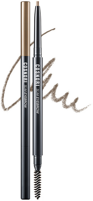 코스노리 슬림 아이브로우 펜슬 0.13g, 02 진저쿠키, 1개