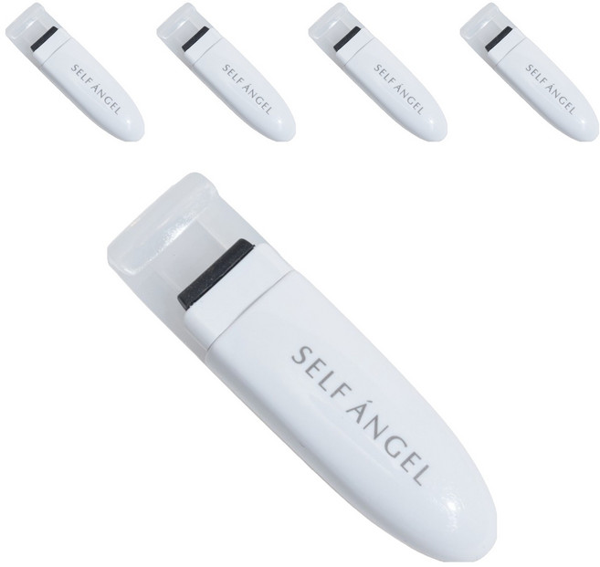 셀프천사 속눈썹 곡률 부분 뷰러, 화이트, 5개