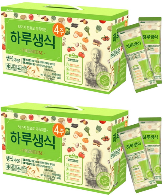 웰리유 하루생식, 25g, 56개