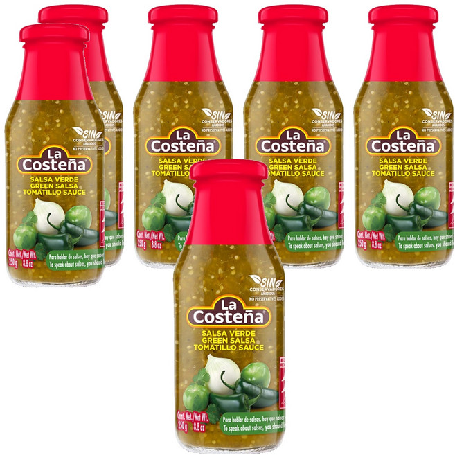 라코스테냐 살사 베르데 소스, 250g, 6개