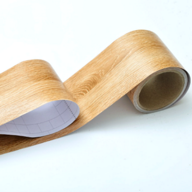 유니독 방수 무늬목 몰딩 필름 시트지, 샌드브라운