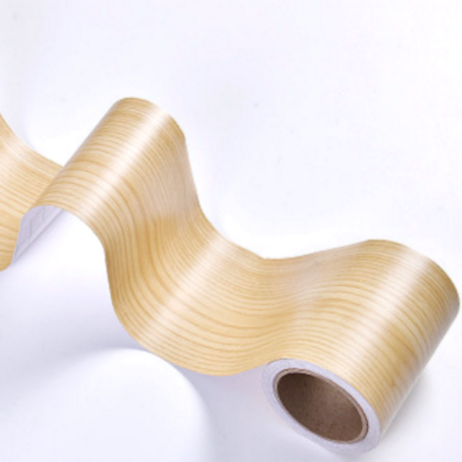 유니독 방수 무늬목 몰딩 필름 시트지, 웜 오크