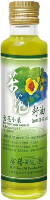 金椿茶油工坊 金花小菓茶花籽油, 300ml, 1瓶