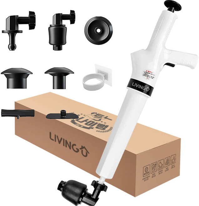 리빙유 스나이뻥 4세대 뚫어뻥, 화이트