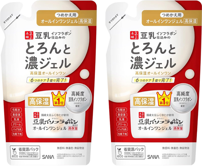 SANA 莎娜 保濕霜 高保濕 補充包, 100g, 2包