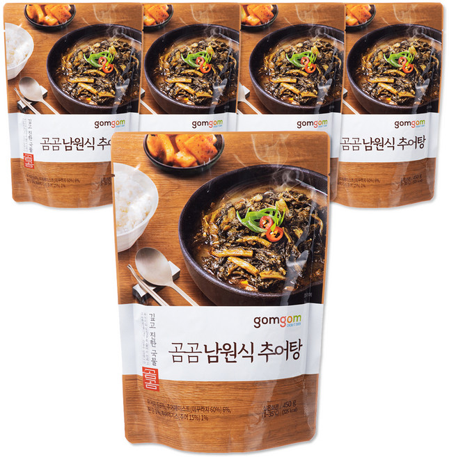 곰곰 남원식 추어탕, 450g, 5개
