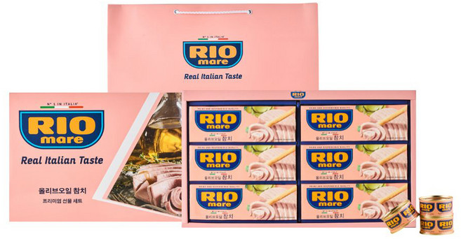 리오마레 참치 선물세트 A + 쇼핑백, 1세트
