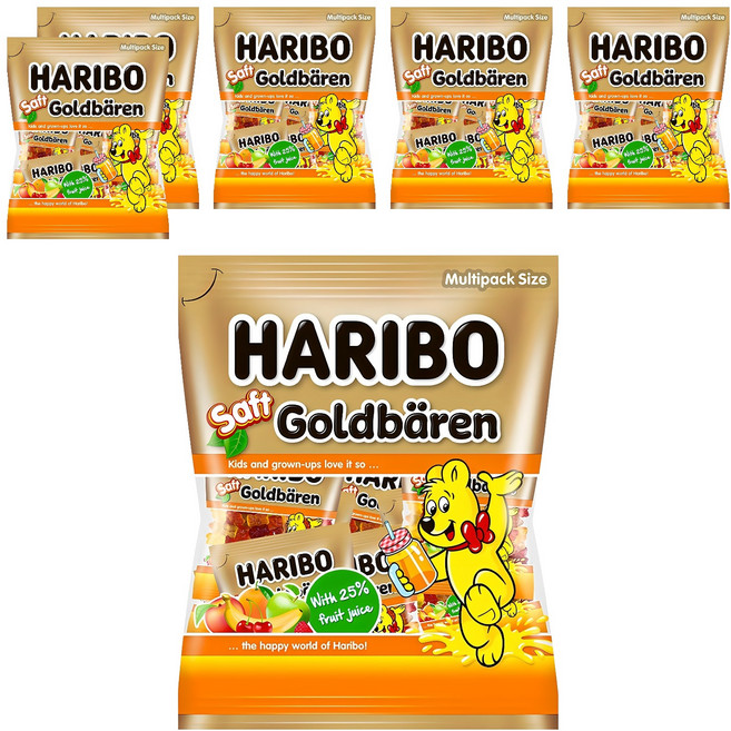 하리보 샤프트 골드베렌 젤리 14개입, 220g, 6개