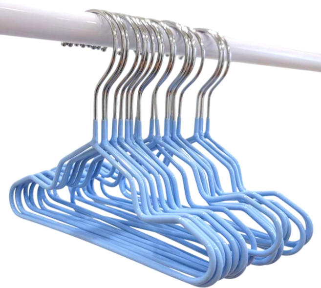 폴베아 논슬립 애견 미니 옷걸이 블루, 20개