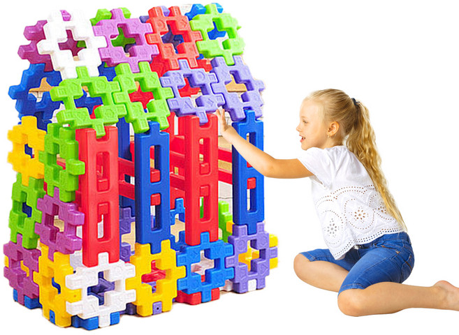 베비붐 빅 사각블럭 40p + 와이드 스틱 멀티블럭 20p 세트, 랜덤발송, 1세트