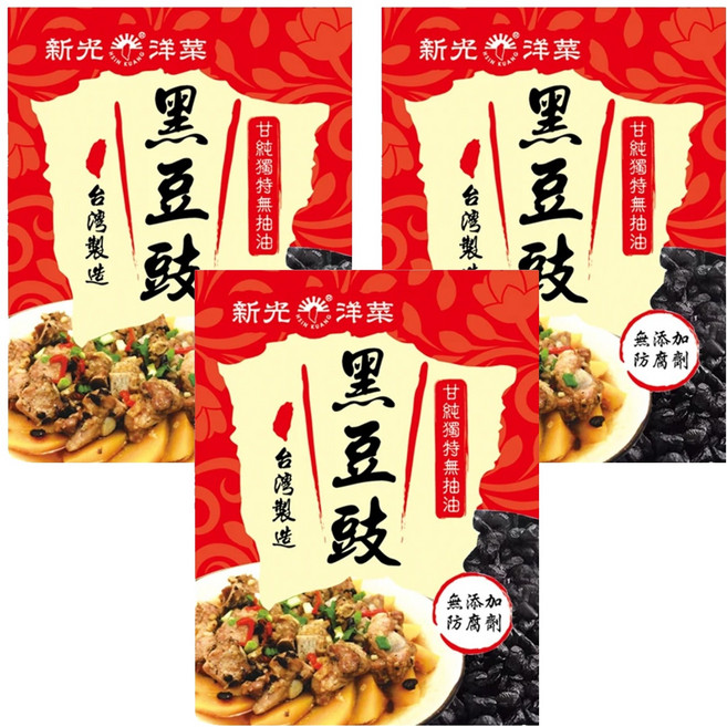 新光洋菜 黑豆䜴, 3包, 40g