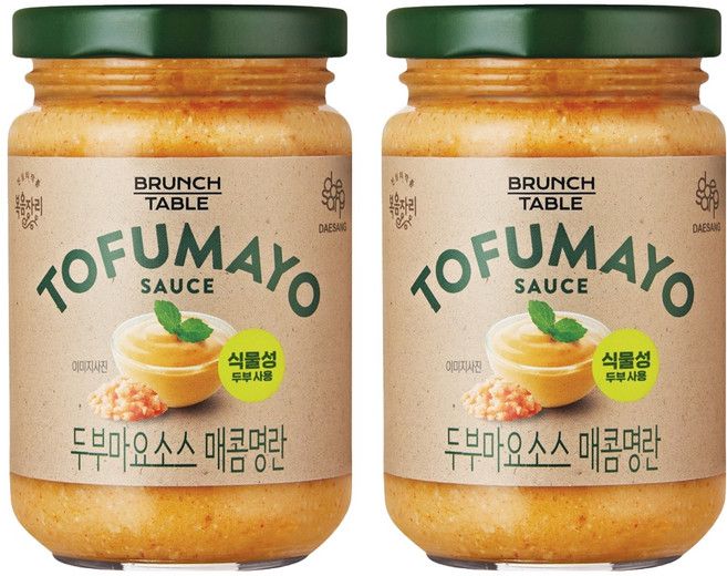 복음자리 두부마요소스 매콤명란, 190g, 2개
