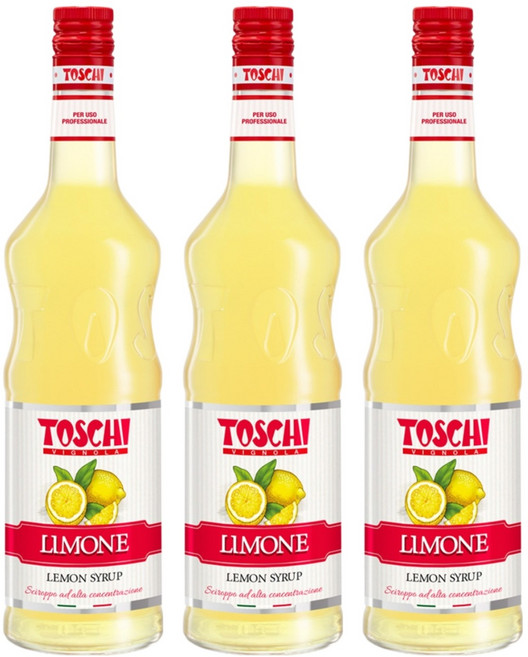 토스키 레몬 시럽, 1L, 3개