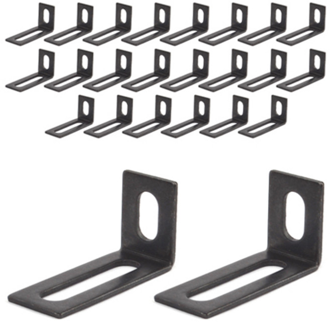 可調式角鐵 黑色, 24個