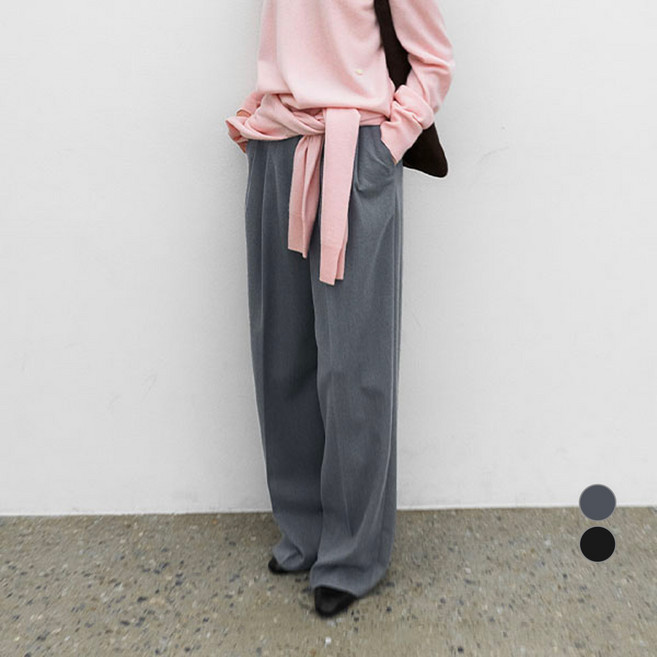 아틀리에나인 여성용 에센셜 오브 투 턱 팬츠 PT-5688