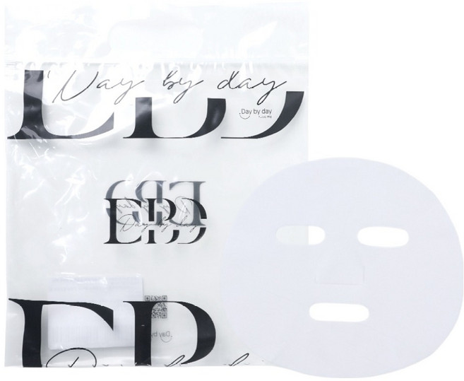 Daybyday DIY 면 거즈 마스크 시트 50p, 1세트, 화이트