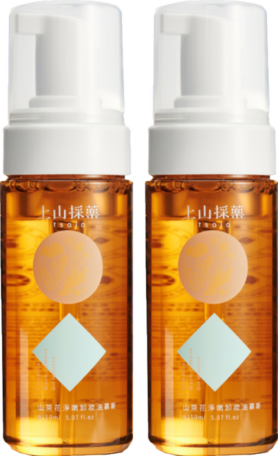 tsaio 上山採藥 山茶花淨嫩卸妝油慕斯 150ml 洗卸保養三效合一, 2瓶