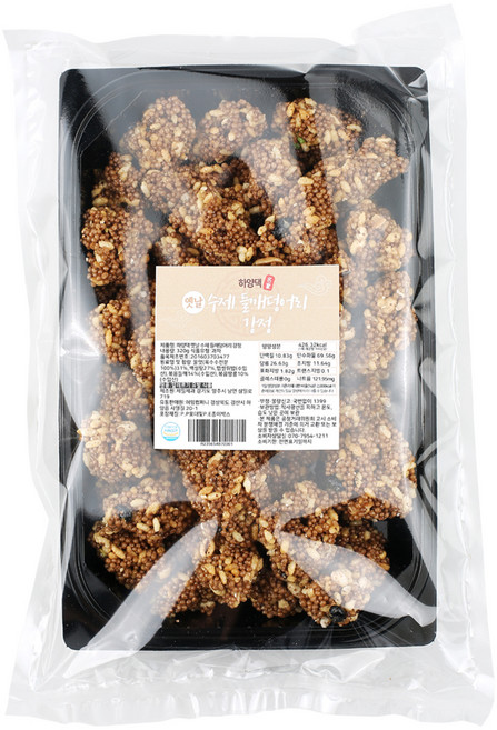 하양댁 옛날 수제 들깨 강정 오꼬시 과자, 320g, 1개