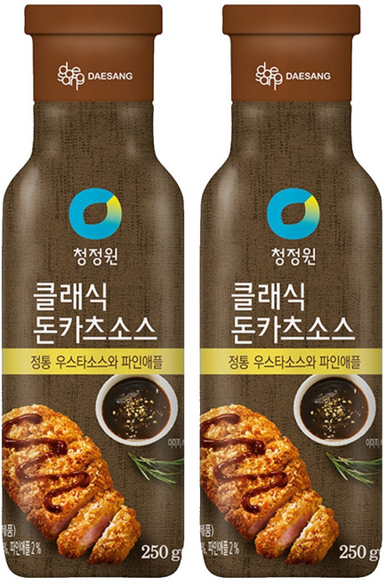 청정원 클래식 돈카츠 소스, 250g, 2개