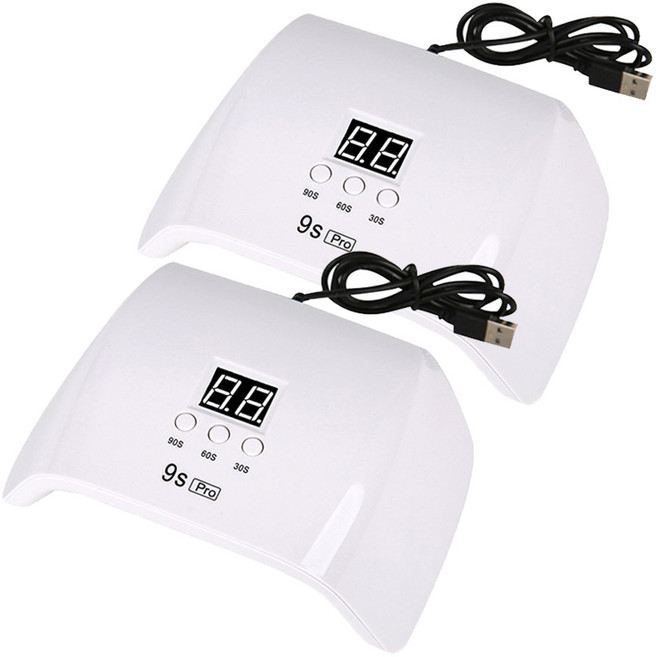 네일 젤램프 120W FuN Lamp - 02, 화이트, 2개