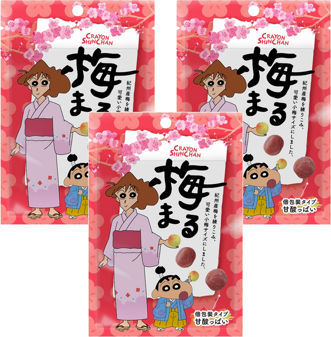 Shinchan 蠟筆小新 小梅肉球, 16.2g, 3袋